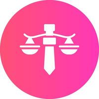 Justice Creative Icon Design vector