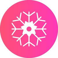 diseño de icono creativo de copo de nieve vector