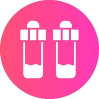 Test Tube Creative Icon Design vector