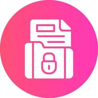 Confidential Creative Icon Design vector