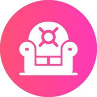 Armchair Creative Icon Design vector