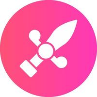 Dagger Creative Icon Design vector