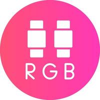 Rgb Creative Icon Design vector