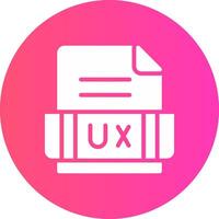 Ux Format Creative Icon Design vector