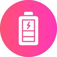 Charging Battery Creative Icon Design vector