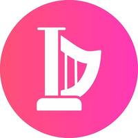 Harp Creative Icon Design vector