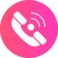 Phone Receiver Creative Icon Design vector