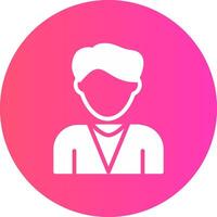 Man Creative Icon Design vector