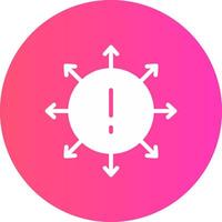 Diversification Creative Icon Design vector