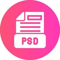 diseño de icono creativo de archivo psd vector