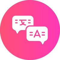 Language Creative Icon Design vector