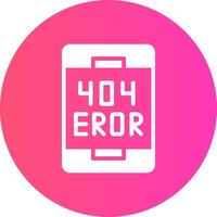 Error Creative Icon Design vector