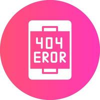 Error Creative Icon Design vector