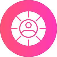 Targeting Creative Icon Design vector