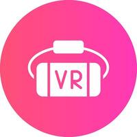 VR Glasses Creative Icon Design vector