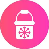 Frozen Bait Creative Icon Design vector