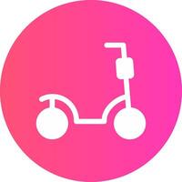 diseño de icono creativo de scooter vector