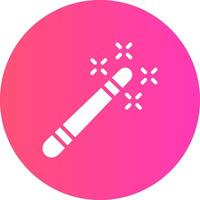 Magic Stick Creative Icon Design vector