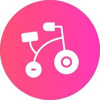 Bike Toy Creative Icon Design vector