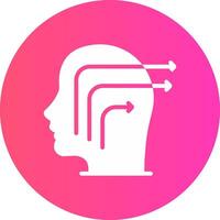 Knowledge Extraction Creative Icon Design vector