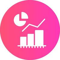 Statistical Analysis Creative Icon Design vector