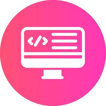 web programación creativo icono diseño vector