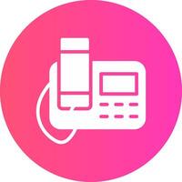 Telephone Creative Icon Design vector