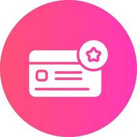 lealtad tarjeta creativo icono diseño vector