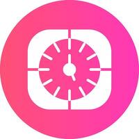 Clock Creative Icon Design vector