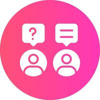 Discussion Creative Icon Design vector