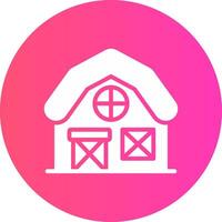 Barn Creative Icon Design vector