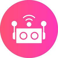 Smart Robotic Creative Icon Design vector