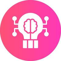 Deep Learning Creative Icon Design vector