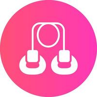 Resistance Band Creative Icon Design vector