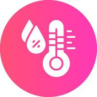 Humidity Creative Icon Design vector