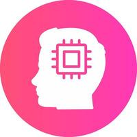 Human Processor Creative Icon Design vector