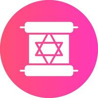 Scroll torah Creative Icon Design vector