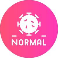 New Normal Creative Icon Design vector