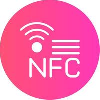 NFC Creative Icon Design vector