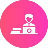 Freelancer Male Creative Icon Design vector