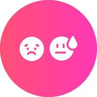 Basic Emotion Creative Icon Design vector