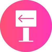 Left Creative Icon Design vector