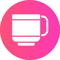 taza de diseño de icono creativo vector