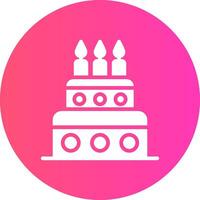 Cake Creative Icon Design vector