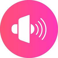 Loud Speaker Creative Icon Design vector