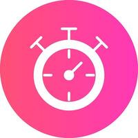 Stopwatch Creative Icon Design vector