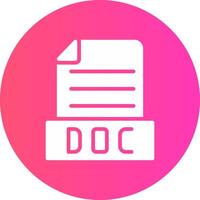 Doc Creative Icon Design vector