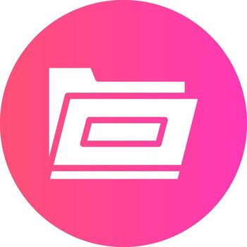 Folder Creative Icon Design vector