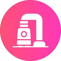 Vacuum Cleaner Creative Icon Design vector