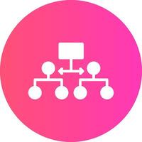 Labeled Hierarchy Creative Icon Design vector